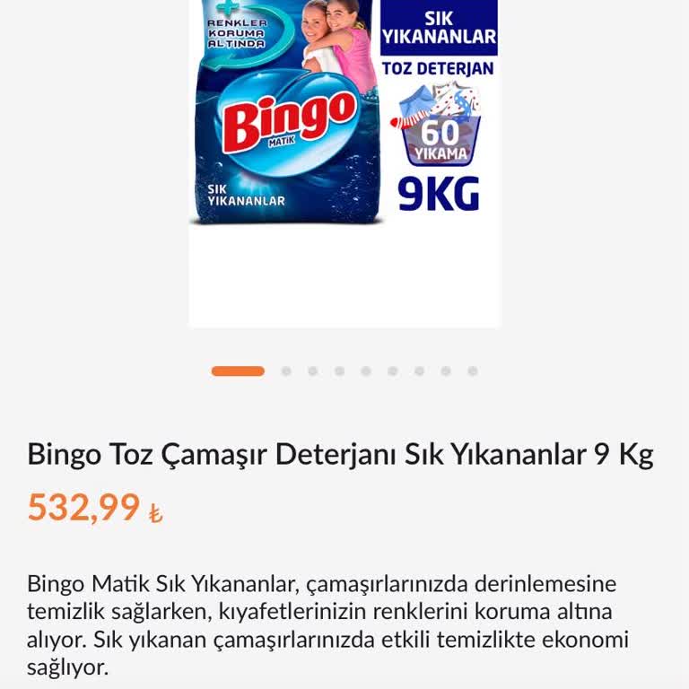 Hayat Pay Uygulamasında Bingo Matik Deterjan Puanı 7.000’e Çıktı