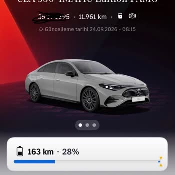 Mercedes CLA 350 Elektrikli Araçta Sürekli Arıza Ve Şarj Düşüşü Müşteri Mağduriyeti
