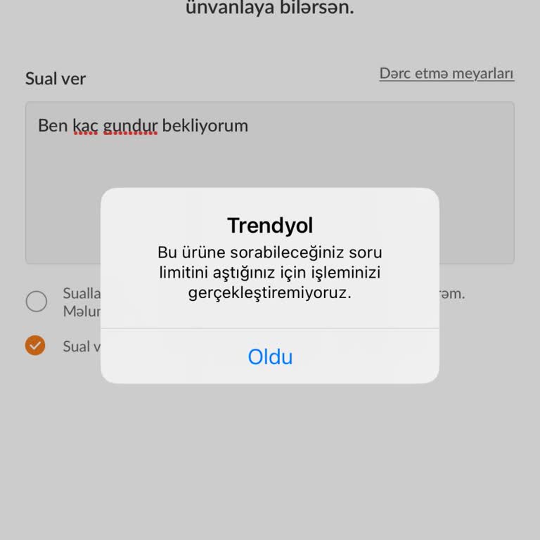 Trendyol Mayshome Tamamen Farklı ve Yanlış Bir Ürün Gönderildi
