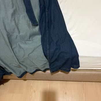 Zülays Moda’dan Aldığım Düğmeli Denim Trençkot Görsellerle Uyuşmuyor Ve İade Reddi
