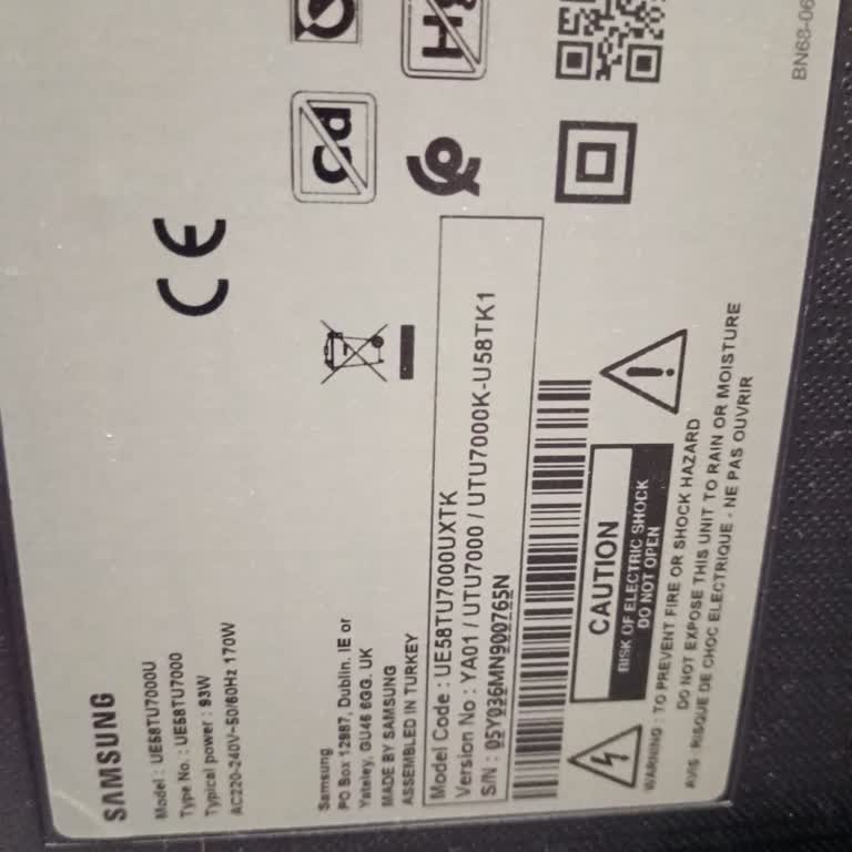 Samsung UE58TU7000U Televizyonunun Tekrarlayan Panel Arızası Ücretsiz Çözülmeli