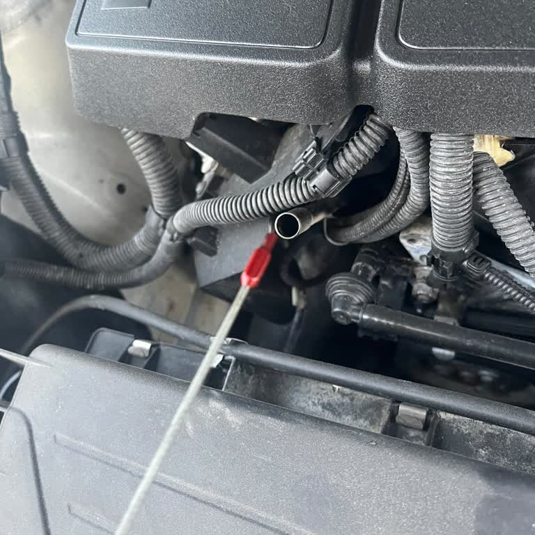 BMW 3.20 Ied Yağ Çubuğu Kırıldı Ve Yağ Kaçağı Oluştu
