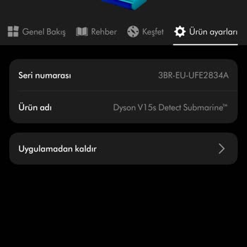 Dyson V15S Submarine Parke Başlığındaki Mavi Keçe Sorunu Garanti Kapsamına Alınmalı