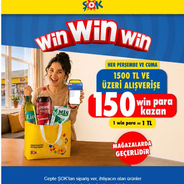 Şok Market'in Yanıltıcı Kampanya Görseli Nedeniyle WinPara Yüklenmemesi
