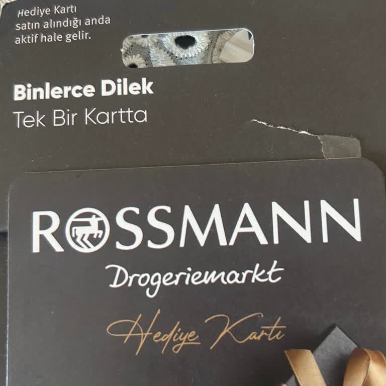 Rossmann Hediye Kartı Sıfır Bakiye İade Talebi