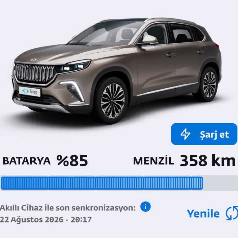 Trumore Uygulamasında Şarj, Akü Ve Lastik Basınç Bilgileri Görüntülenmiyor