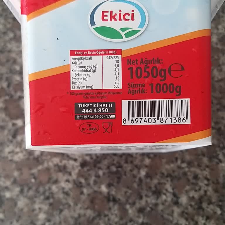 Ekici Tam Yağlı Beyaz Peynirin Kötü Kıvamı Ve Yanıt Vermeyen Müşteri Hizmetleri
