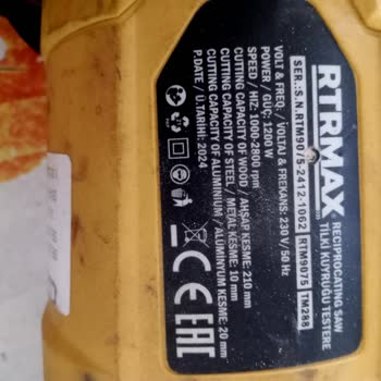 Rtrmax Rtm 9075 Tilki Kuyruğu Testeredeki Garanti Kapsamı İhlali Ve Haksız Ücret Talebi
