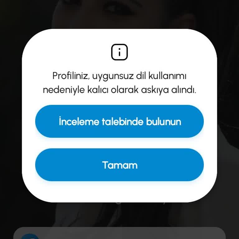 99 Türkiye Hesabımın Haksız Ve Kalıcı Askıya Alınması