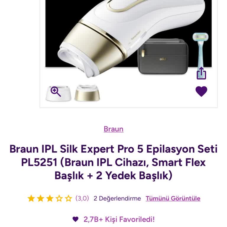 Gratis’te Braun IPL Lazer Aleti İndirimli Satılamıyor Ve Kampanya Yanıltıcı