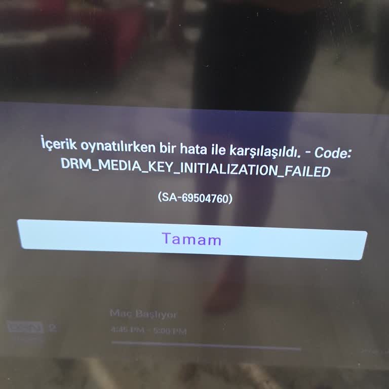 Digiturk Bein Connect Canlı Maç Yayınları Smart TV’de DRM Hatası Nedeniyle İzlenemiyor