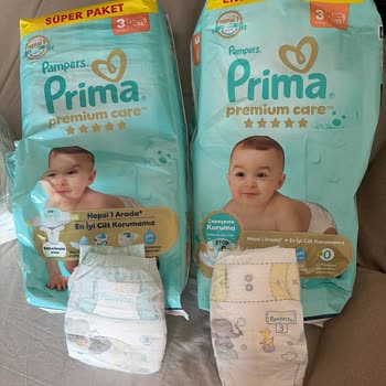 Ambalajda Prima Yazılıyken İçinden Pampers Çıkan Bebek Bezleri