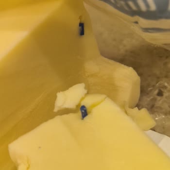 Göçmen BİM Kaanbey Tam Yağlı Kaşarından Mavi Plastik Parça Çıktı