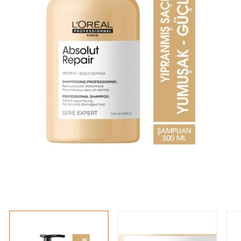 L'Loreal Absolut Repair Şampuanı Saçları Sertleştirerek İade Talebi