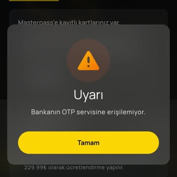 Masterpass Giriş Ve Ödeme Sorunu Çözüm Talebi