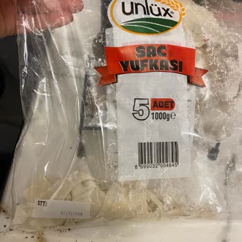 BİM Unlüx Sac Yufkası Kenarlarındaki Islak Ve Kararmış Doku