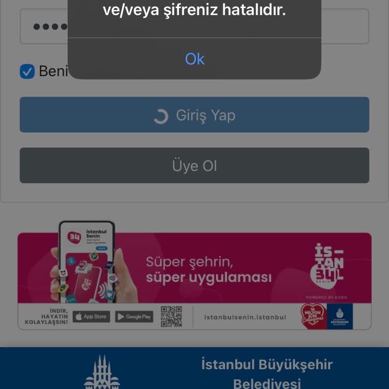 E6001 Hatası İle İstanbul Genç Üniversiteli Başvuru Formuna Giriş Sorunu