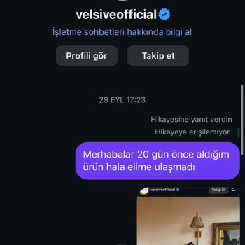 Velsive Instagram Sayfasından Sipariş Verdiğim Elbise İçin Kalitesiz Ürün Ve İade Cevabı Yok
