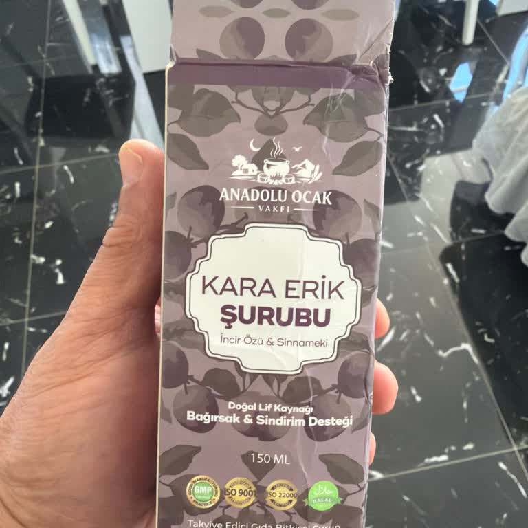 Anadolu Kara Erik Şurubu Şikayeti