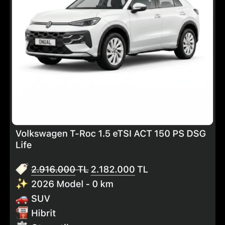 Volkswagen T-Roc Satın Alımında Fiyat İndirimi Ve Yanıltıcı Bilgi Nedeniyle Telafi Talebi