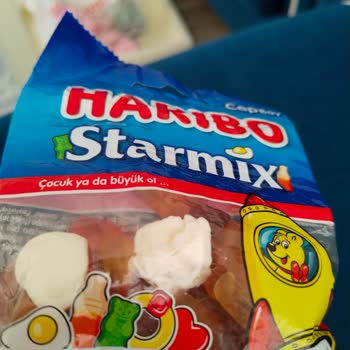 Haribo Starmix Paketi İçinde Yabancı Beyaz Taş Benzeri Madde Tespit Edildi