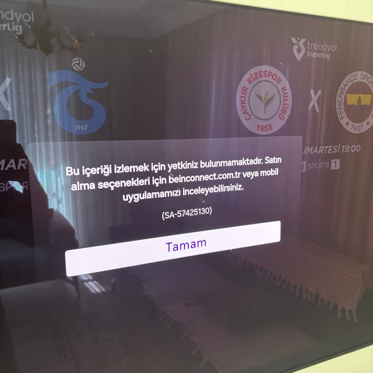 BeIN Connect Üyelik Yenilemesi Sonrası Süper Lig Erişimi Kesildi