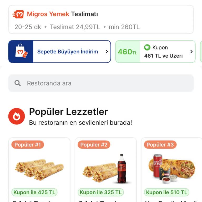 Migros Yemek Ve Hey Döner'den Uzun Gecikme, Söz Verilen Sürenin Aşılması Ve Ücret İadesi Talebi