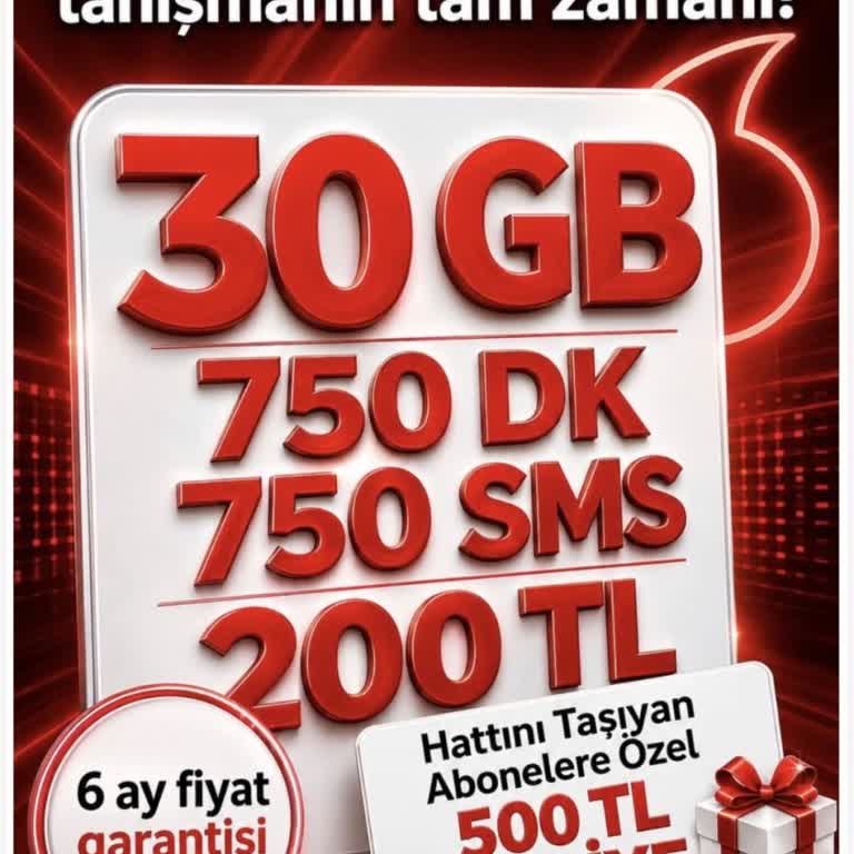 Vodafone Kampanyasında Vaat Edilen 500 TL Hediye Kodu Verilmedi
