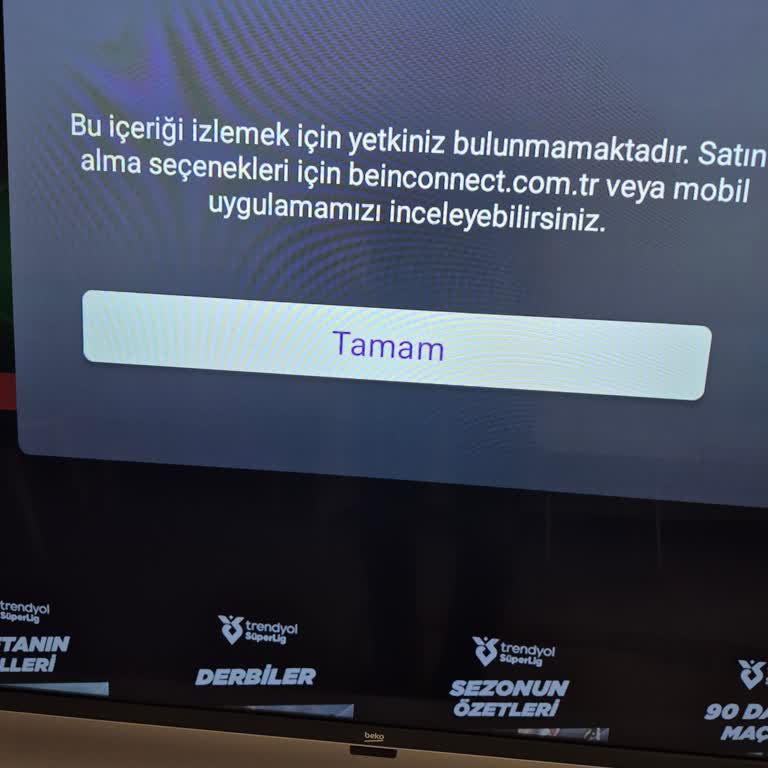 Bein Connect Sporun Yıldızları Paketi Mağduriyeti: İzlenemeyen Maçlar Ve Cevapsız Müşteri Hizmetleri