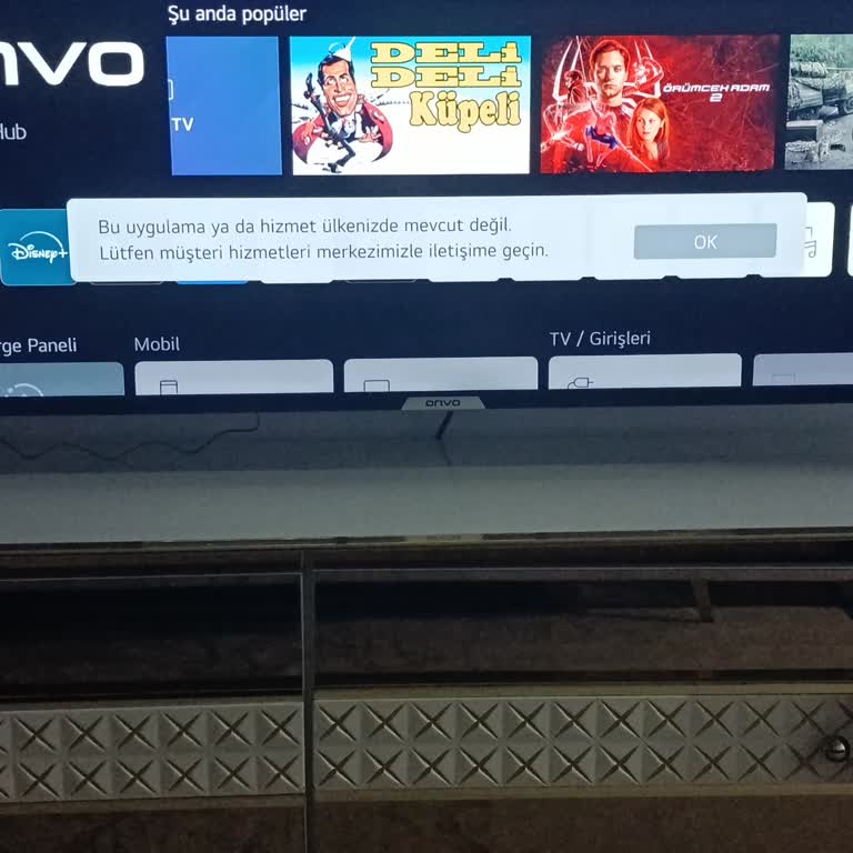 Onvo Webos TV Uygulamalarında Erişim Sorunu