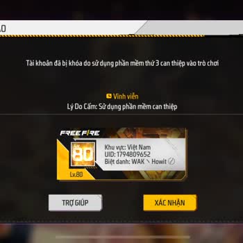 Request For Free Fire Account Ban Review And Unban