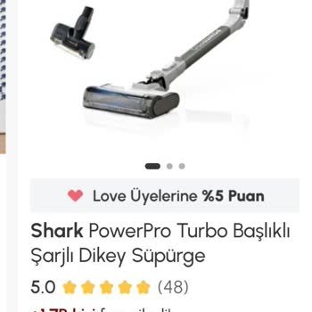 Shark Power Pro Turbo Şarjlı Dikey Süpürge Fiyat Farkı İadesi Talebi