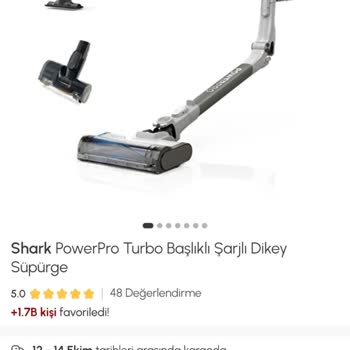 Shark Power Pro Turbo Şarjlı Dikey Süpürge Fiyat Farkı İadesi Talebi