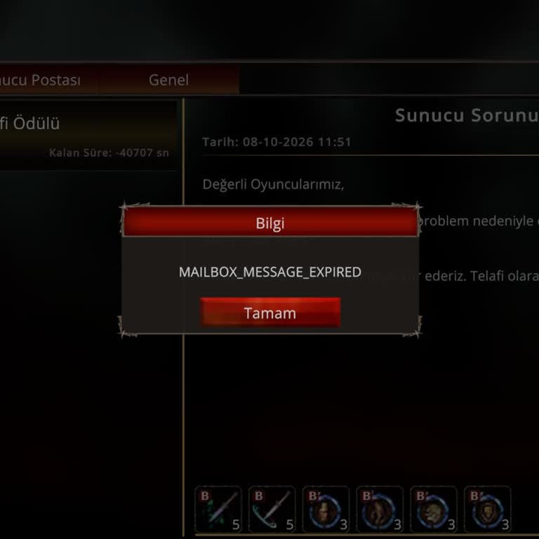 Sunucu Kesintisi Sonrası Telafi Ödülü Alınamaması Ve Yeniden Tanımlanma Talebi