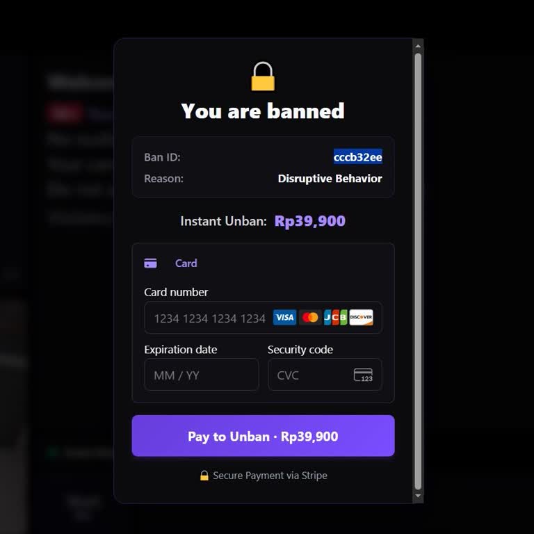 Umingle Account Banned For 'Disruptive Behavior'