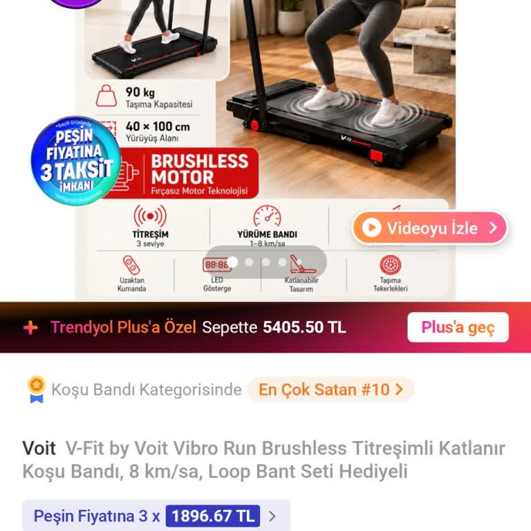 Trendyol’da Koşu Bandı Fiyatının Ani Düşüşü Ve İade Talebi
