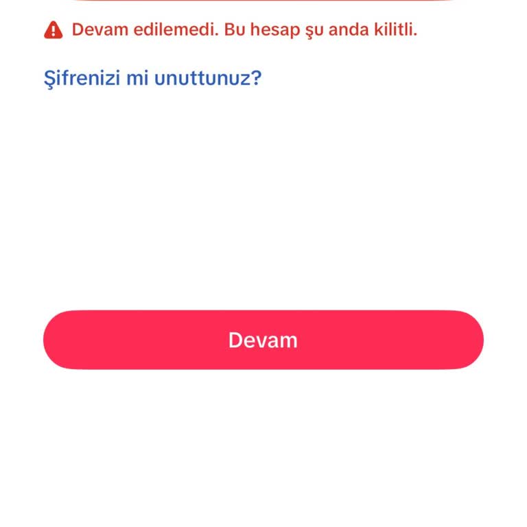 TikTok Hesabı Kilitlendi Ve Acil Açılması Talep Ediliyor