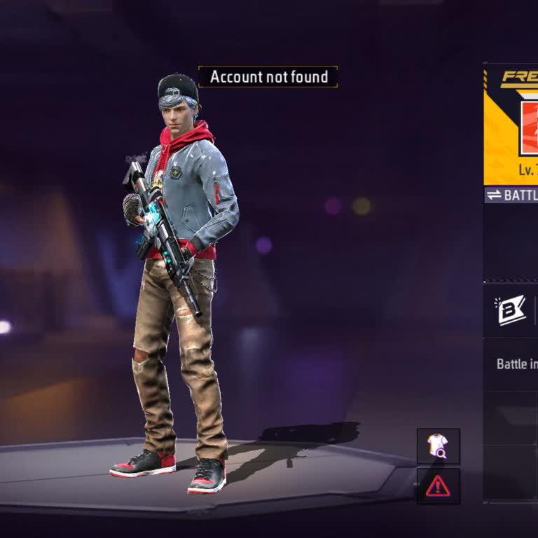 Garena Free Fire “Account Not Found” Error