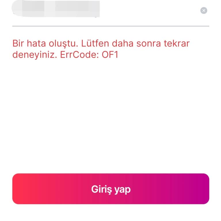 Gardrops Hesabımda Hata Kodu Ve Giriş Sorunu