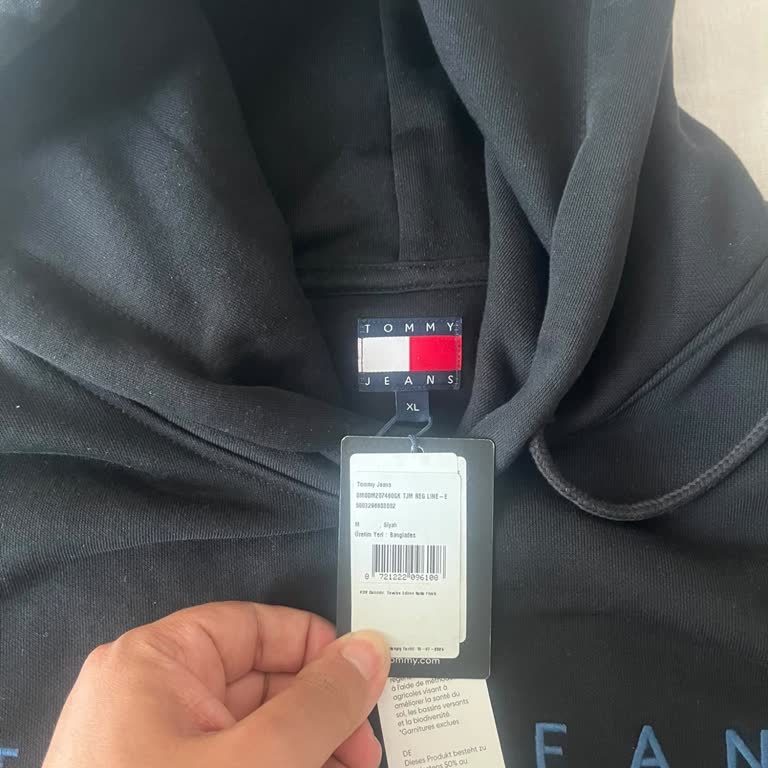 Boyner'de Tommy Jeans Sweatshirt Beden Etiketi Ve Gerçek Beden Arasındaki Uyumsuzluk