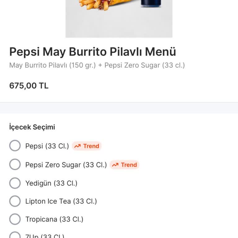 Migros Yemek'te Pilavlı Burrito Eksikliği Ve Yetersiz İade