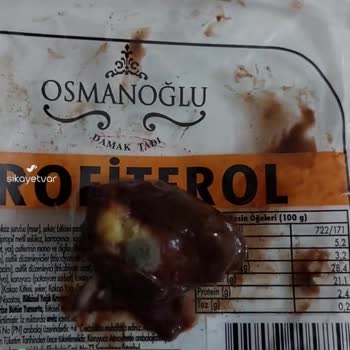 BİM'den Alınan Osmanoğlu Profiterol Küflü Çıktı!