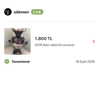 Satıcı Ve Letgo Sıfır Satılan Defolu Semaver İçin İade Reddine Karşı Şikayet