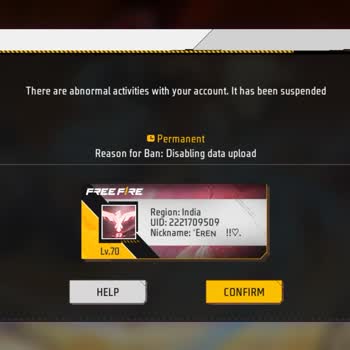 Free Fire Permanent Ban Appeal for UID 2221709509