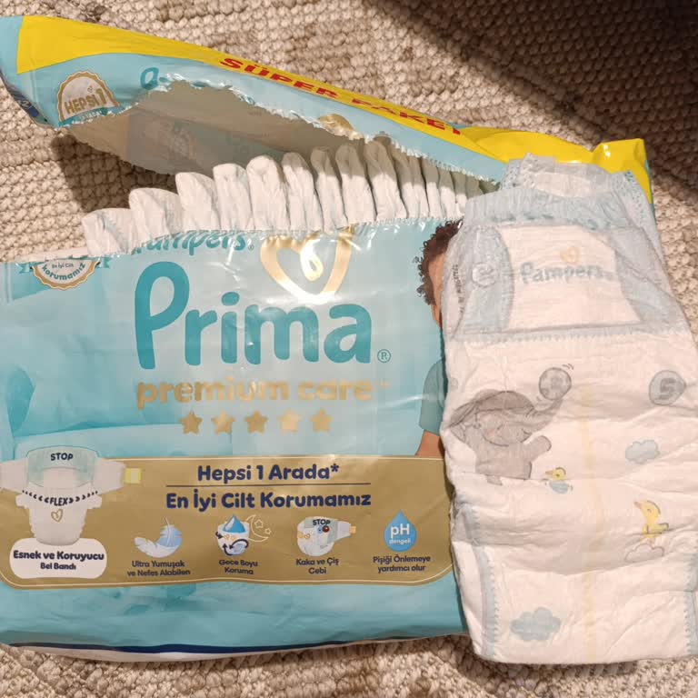 Prima Premium Care 5 Numaralı Pakette Yanlış Marka Ve Renk Bebek Bezi