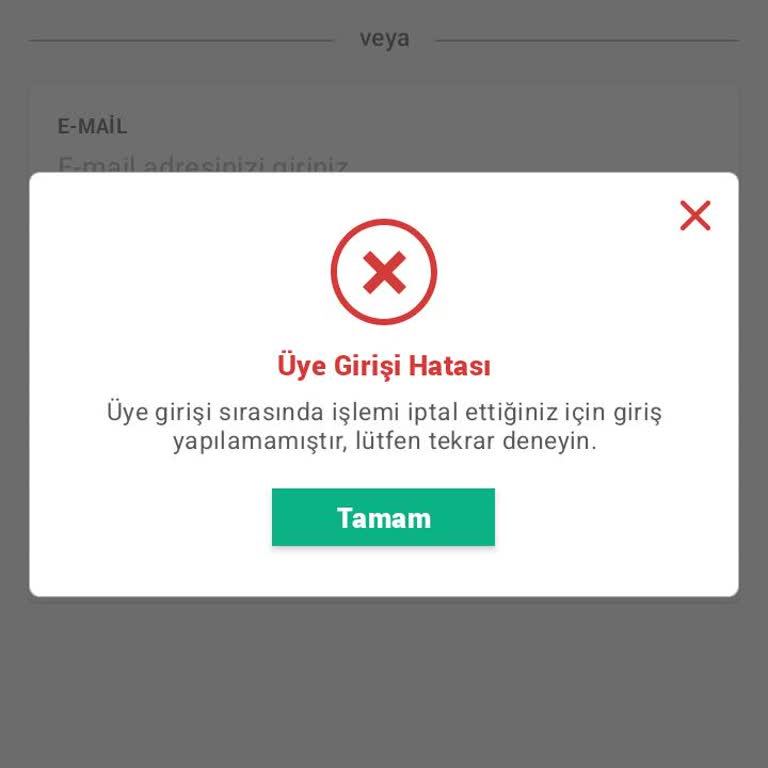 Obilet Uygulamasında Google İle Giriş Yapamama Sorunu