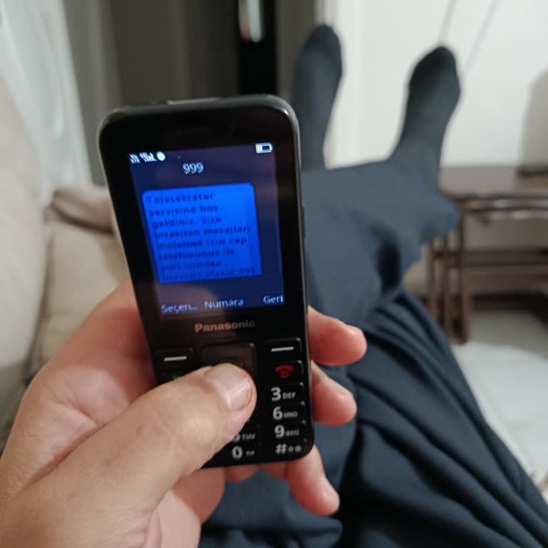 Panasonic Telefonun Kilitli Halde 9 Tuşuna Basınca Otomatik 112 Araması