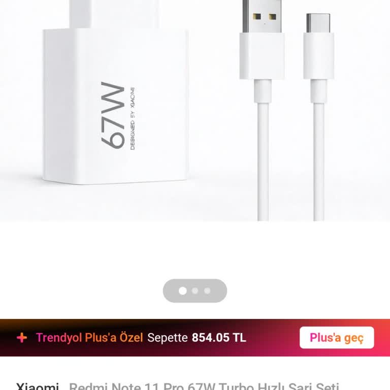 Xiaomi 67W Turbo Şarj Seti Hızlı Şarj Özelliği Olmaması Ve İade Reddi