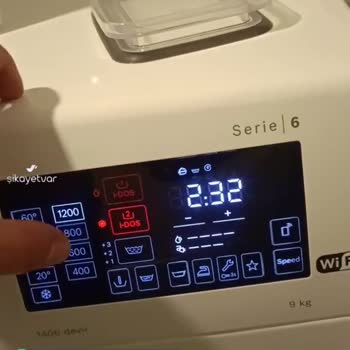 Bosch Çamaşır Makinesi Ekran Sorunu!