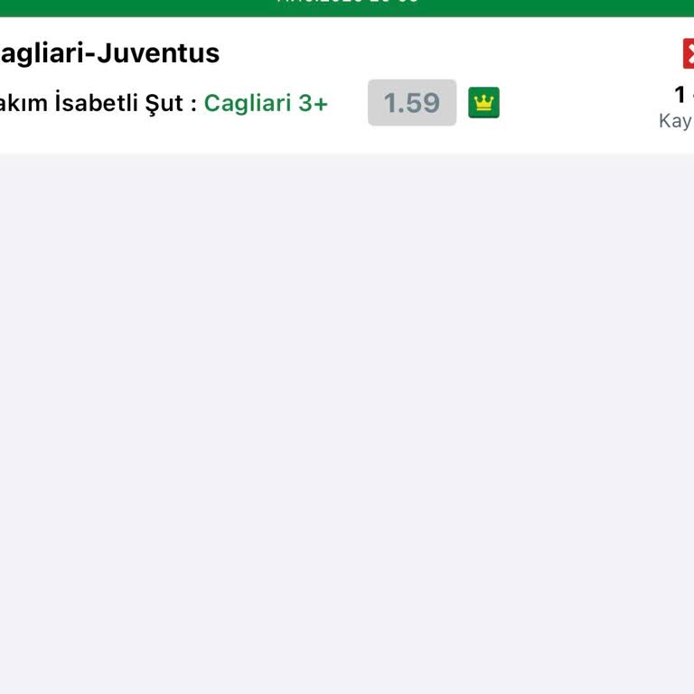 Cagliari Ve Juventus Maçında Şut Sayısı Değişikliği Hatası